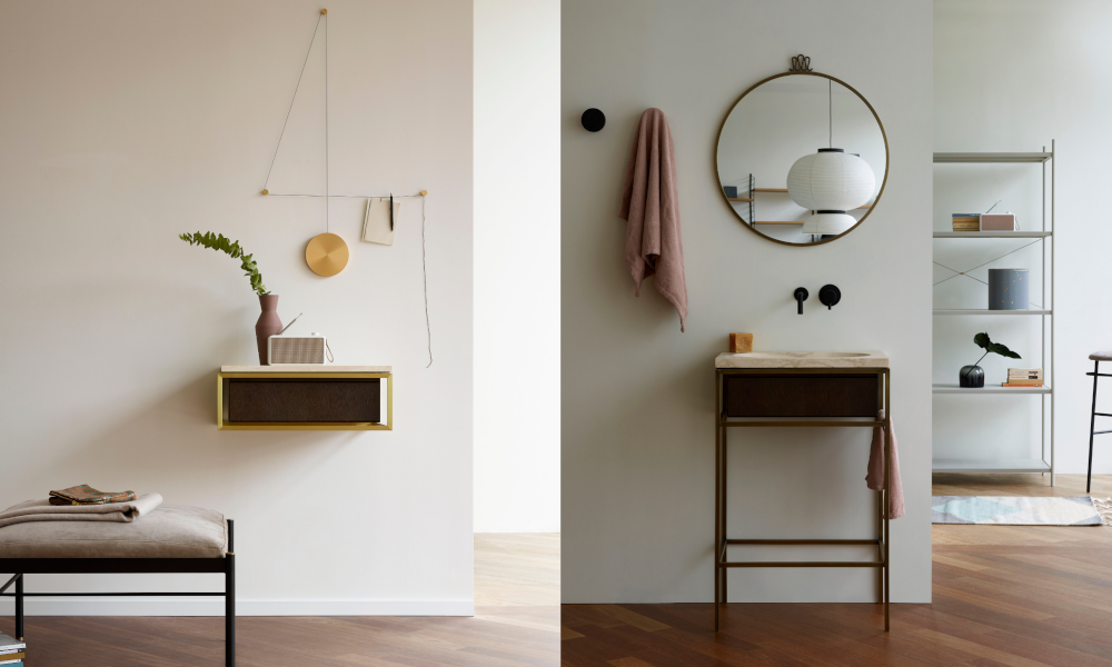Collection de meubles design de salle de bain Frame, de Norm Architects pour Ex.t Design