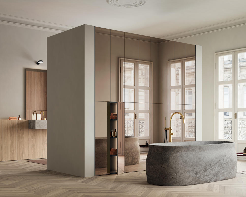 salle de bain minimaliste haut de gamme