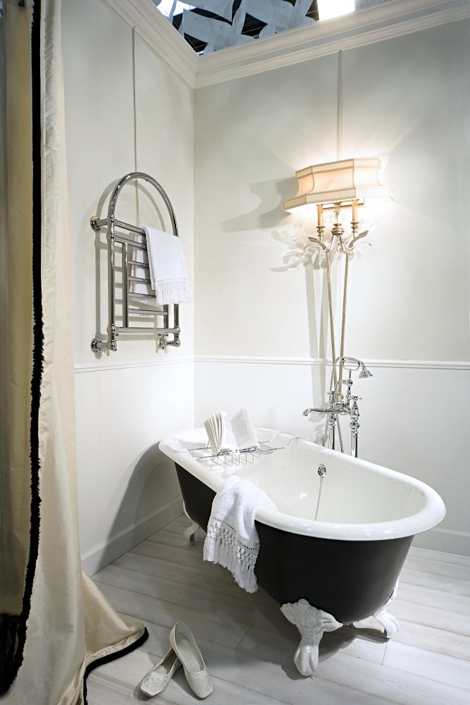 couleurs pastel pour une salle de bain vintage